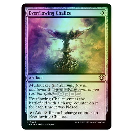 Magic The Gathering - Commander Masters - Everflowing Chalice - 0948 (Foil)