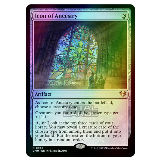 Magic The Gathering - Commander Masters - Icon of Ancestry - 0955 (Foil)