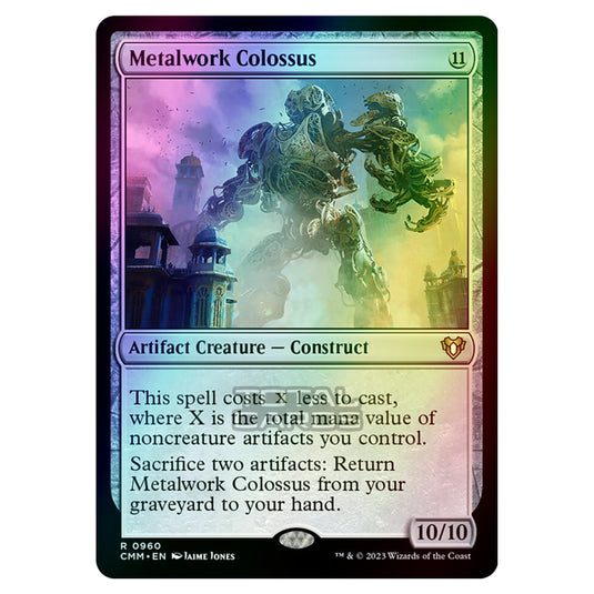 Magic The Gathering - Commander Masters - Metalwork Colossus - 0960 (Foil)