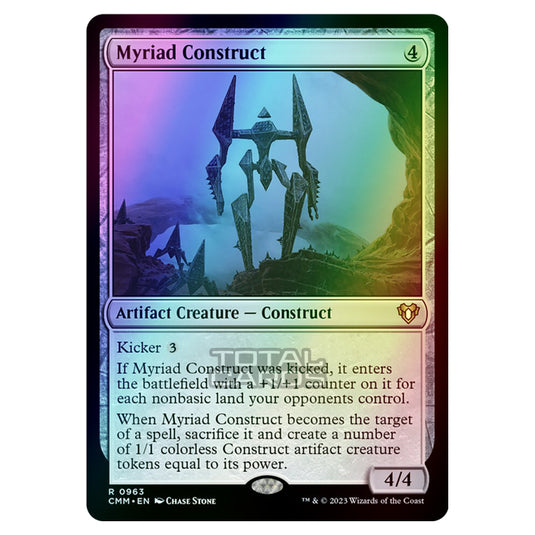 Magic The Gathering - Commander Masters - Myriad Construct - 0963 (Foil)