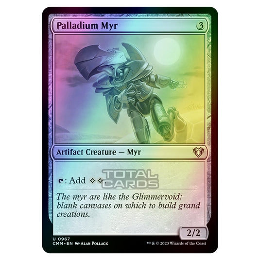 Magic The Gathering - Commander Masters - Palladium Myr - 0967 (Foil)