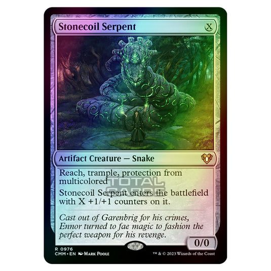 Magic The Gathering - Commander Masters - Stonecoil Serpent - 0976 (Foil)