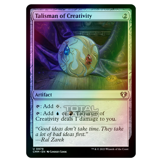 Magic The Gathering - Commander Masters - Talisman of Creativity - 0979 (Foil)