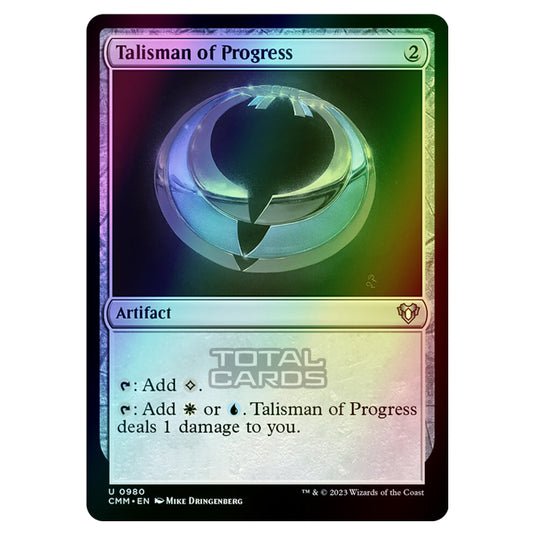 Magic The Gathering - Commander Masters - Talisman of Progress - 0980 (Foil)