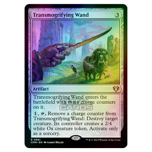 Magic The Gathering - Commander Masters - Transmogrifying Wand - 0981 (Foil)