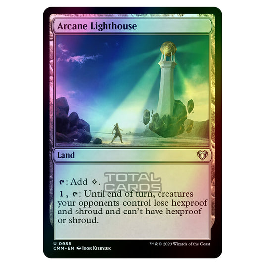 Magic The Gathering - Commander Masters - Arcane Lighthouse - 0985 (Foil)