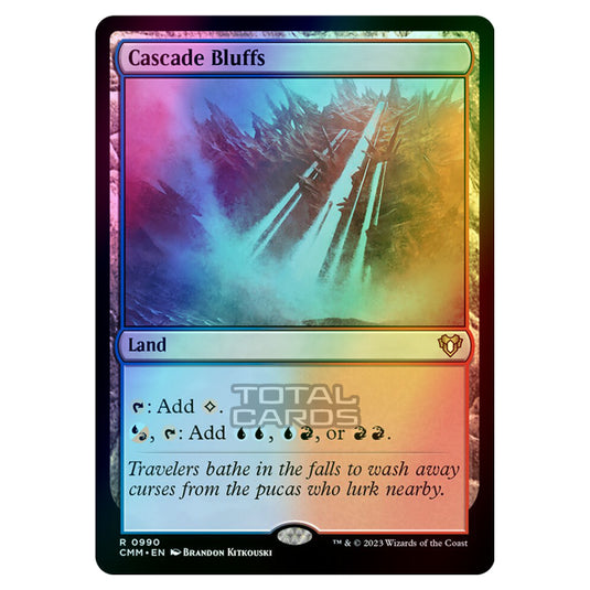 Magic The Gathering - Commander Masters - Cascade Bluffs - 0990 (Foil)