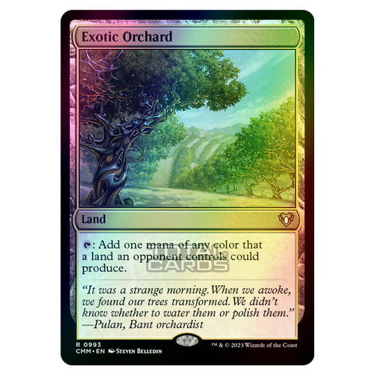 Magic The Gathering - Commander Masters - Exotic Orchard - 0993 (Foil)