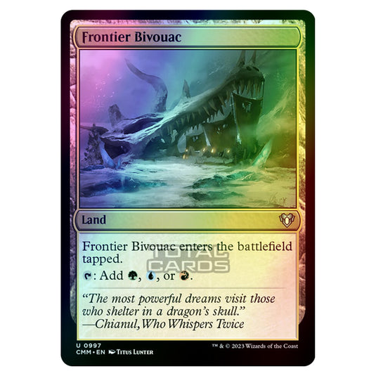 Magic The Gathering - Commander Masters - Frontier Bivouac - 0997 (Foil)