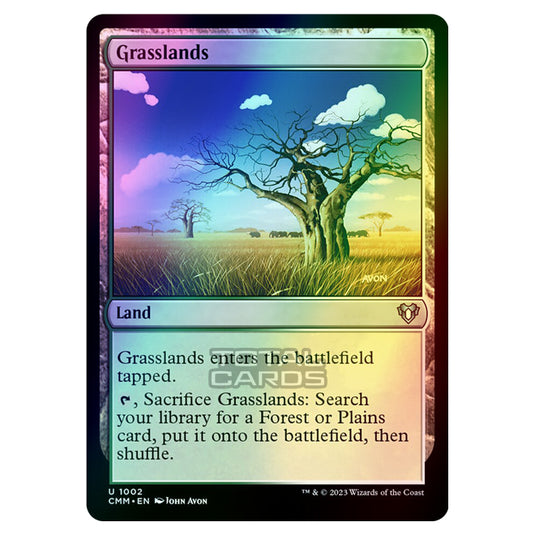 Magic The Gathering - Commander Masters - Grasslands - 1002 (Foil)