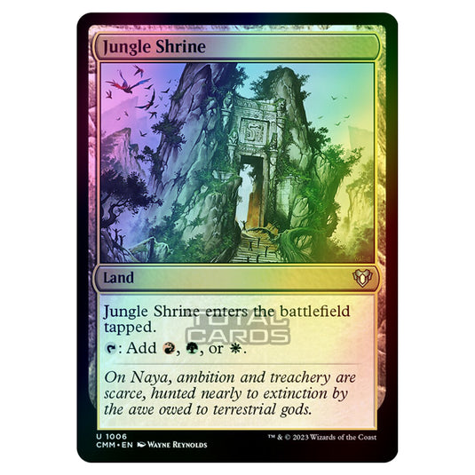 Magic The Gathering - Commander Masters - Jungle Shrine - 1006 (Foil)