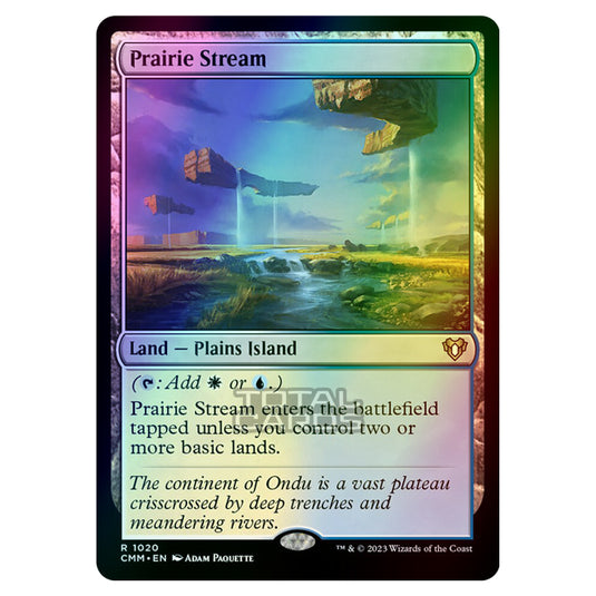 Magic The Gathering - Commander Masters - Prairie Stream - 1020 (Foil)