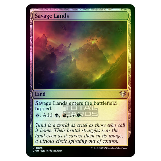 Magic The Gathering - Commander Masters - Savage Lands - 1025 (Foil)