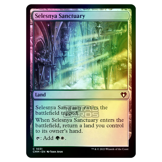 Magic The Gathering - Commander Masters - Selesnya Sanctuary - 1031 (Foil)