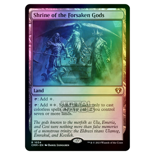 Magic The Gathering - Commander Masters - Shrine of the Forsaken Gods - 1034 (Foil)