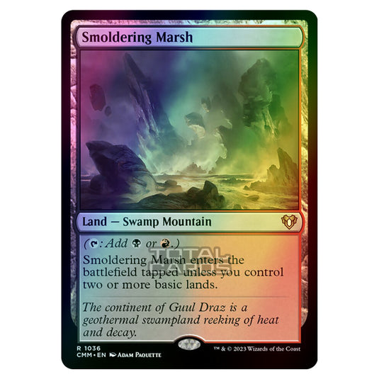 Magic The Gathering - Commander Masters - Smoldering Marsh - 1036 (Foil)