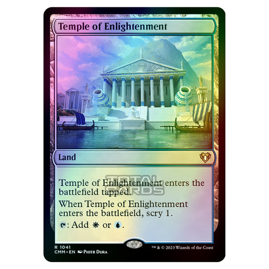 Magic The Gathering - Commander Masters - Temple of Enlightenment - 1041 (Foil)
