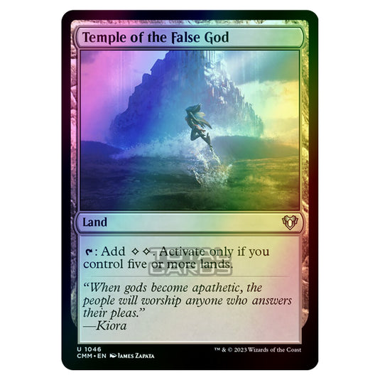 Magic The Gathering - Commander Masters - Temple of the False God - 1046 (Foil)