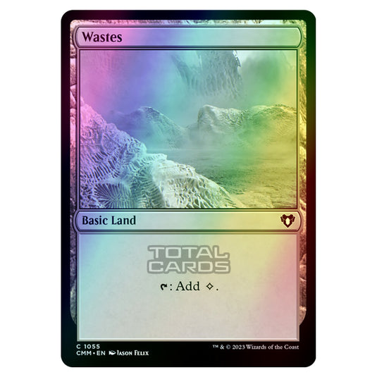 Magic The Gathering - Commander Masters - Wastes - 1055 (Foil)