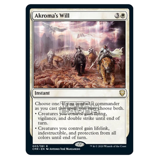 Magic The Gathering - Commander Legends - Akroma's Will - 3/361