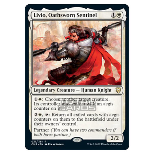 Magic The Gathering - Commander Legends - Livio, Oathsworn Sentinel - 31/361