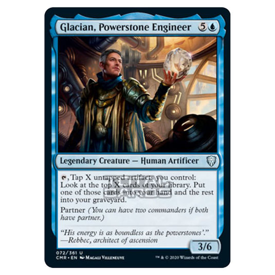 Magic The Gathering - Commander Legends - Glacian, Powerstone Engineer - 72/361