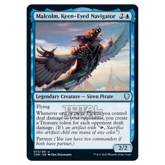 Magic The Gathering - Commander Legends - Malcolm, Keen-Eyed Navigator - 79/361