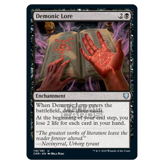 Magic The Gathering - Commander Legends - Demonic Lore - 118/361