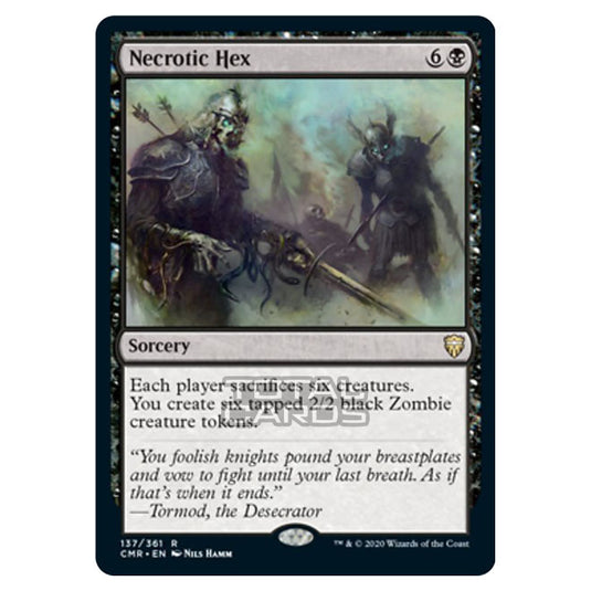 Magic The Gathering - Commander Legends - Necrotic Hex - 137/361