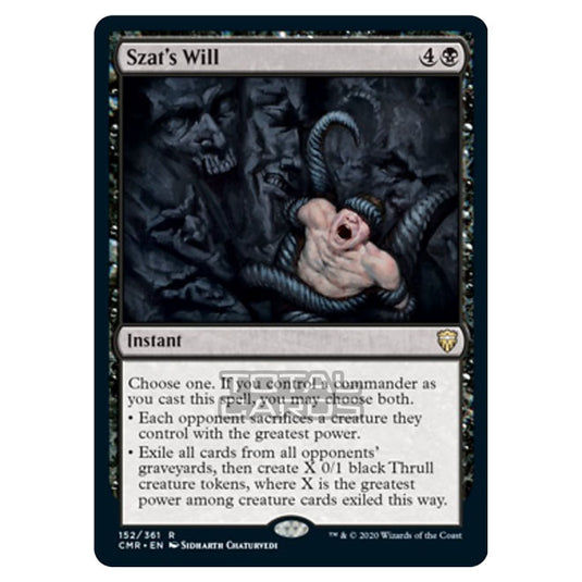Magic The Gathering - Commander Legends - Szat's Will - 152/361