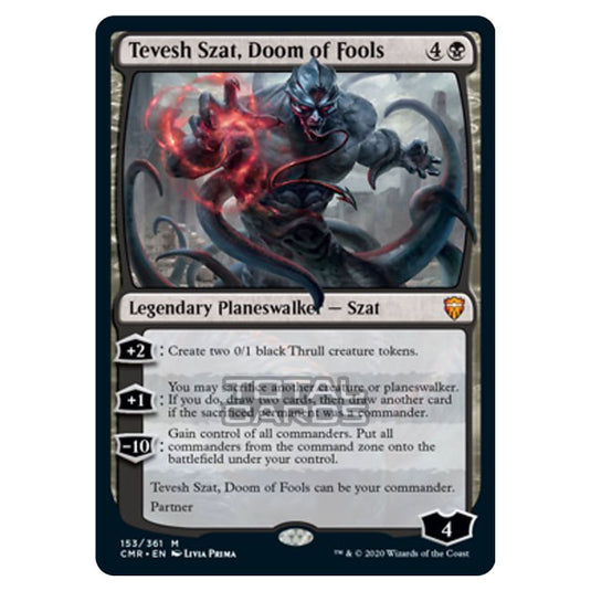 Magic The Gathering - Commander Legends - Tevesh Szat, Doom of Fools - 153/361