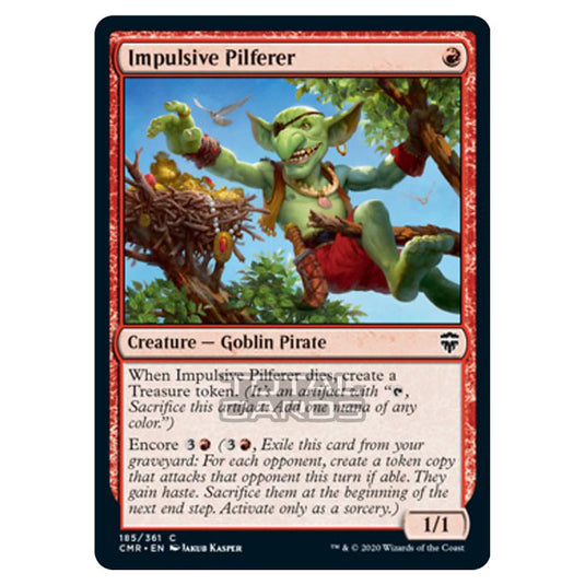 Magic The Gathering - Commander Legends - Impulsive Pilferer - 185/361