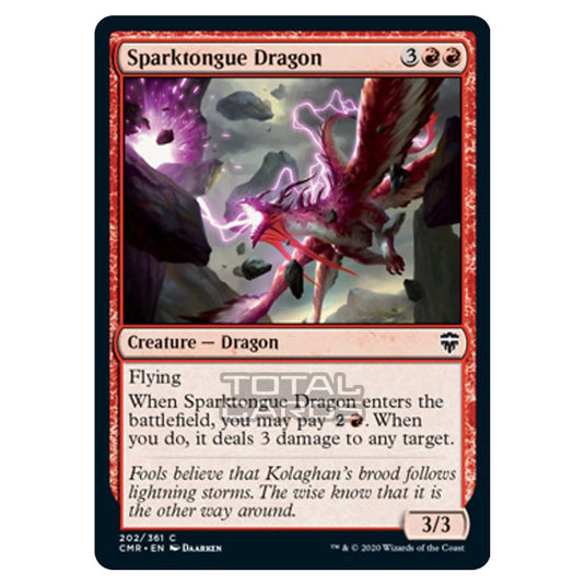 Magic The Gathering - Commander Legends - Sparktongue Dragon - 202/361