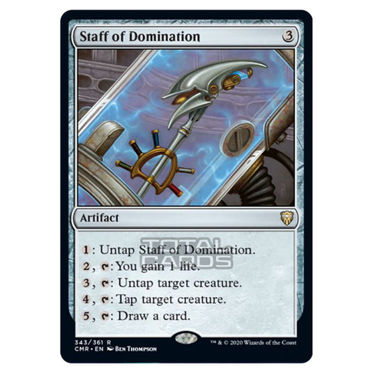 Magic The Gathering - Commander Legends - Staff of Domination - 343/361