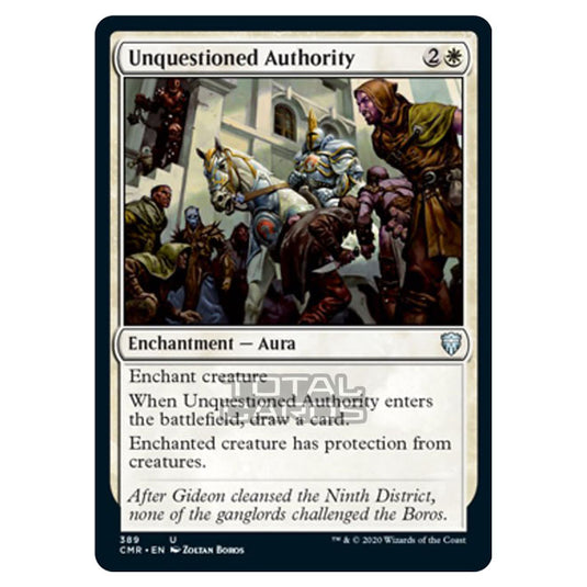 Magic The Gathering - Commander Legends - Unquestioned Authority - 389/361