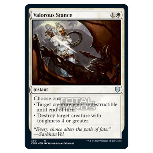 Magic The Gathering - Commander Legends - Valorous Stance - 390/361