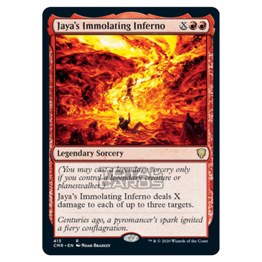 Magic The Gathering - Commander Legends - Jaya's Immolating Inferno - 415/361