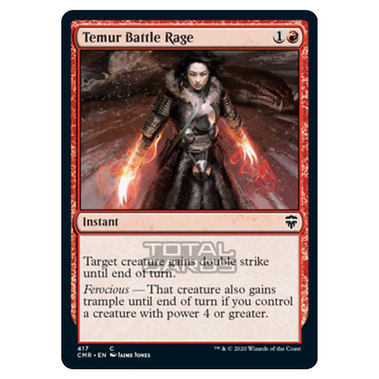 Magic The Gathering - Commander Legends - Temur Battle Rage - 417/361