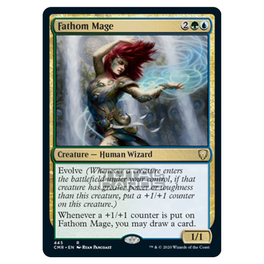 Magic The Gathering - Commander Legends - Fathom Mage - 445/361