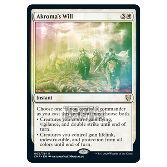 Magic The Gathering - Commander Legends - Akroma's Will - 3/361 (Foil)