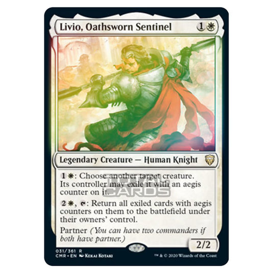 Magic The Gathering - Commander Legends - Livio, Oathsworn Sentinel - 31/361 (Foil)