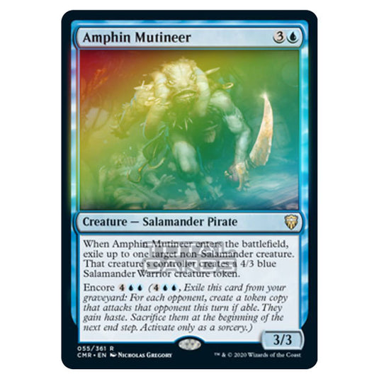 Magic The Gathering - Commander Legends - Amphin Mutineer - 55/361 (Foil)