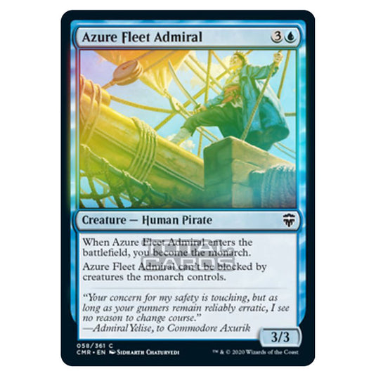 Magic The Gathering - Commander Legends - Azure Fleet Admiral - 58/361 (Foil)