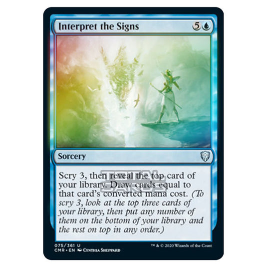 Magic The Gathering - Commander Legends - Interpret the Signs - 75/361 (Foil)