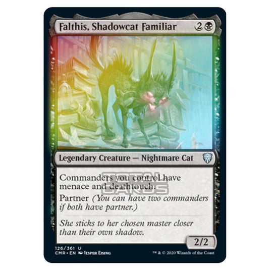 Magic The Gathering - Commander Legends - Falthis, Shadowcat Familiar - 126/361 (Foil)