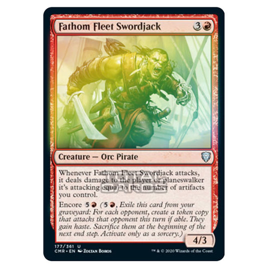 Magic The Gathering - Commander Legends - Fathom Fleet Swordjack - 177/361 (Foil)