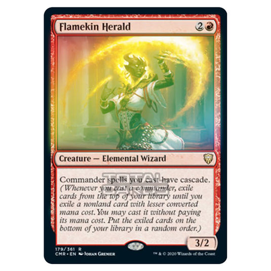 Magic The Gathering - Commander Legends - Flamekin Herald - 179/361 (Foil)