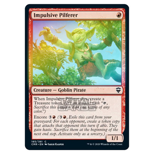 Magic The Gathering - Commander Legends - Impulsive Pilferer - 185/361 (Foil)