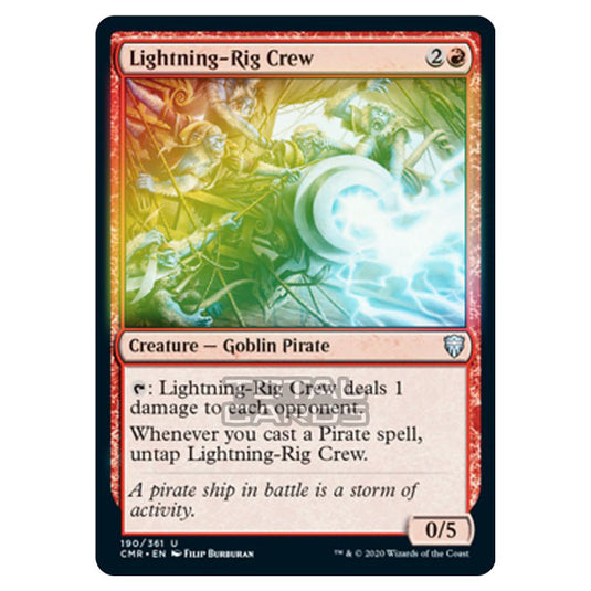 Magic The Gathering - Commander Legends - Lightning-Rig Crew - 190/361 (Foil)