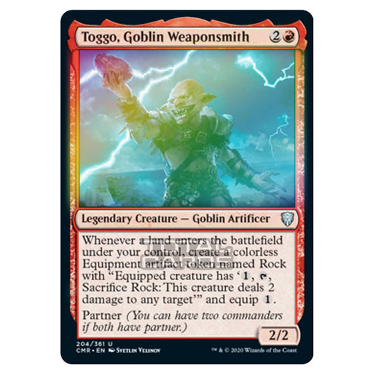 Magic The Gathering - Commander Legends - Toggo, Goblin Weaponsmith - 204/361 (Foil)